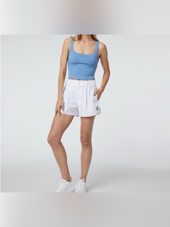 Vuori Pants - Vuori High Rise White Solar Shorts